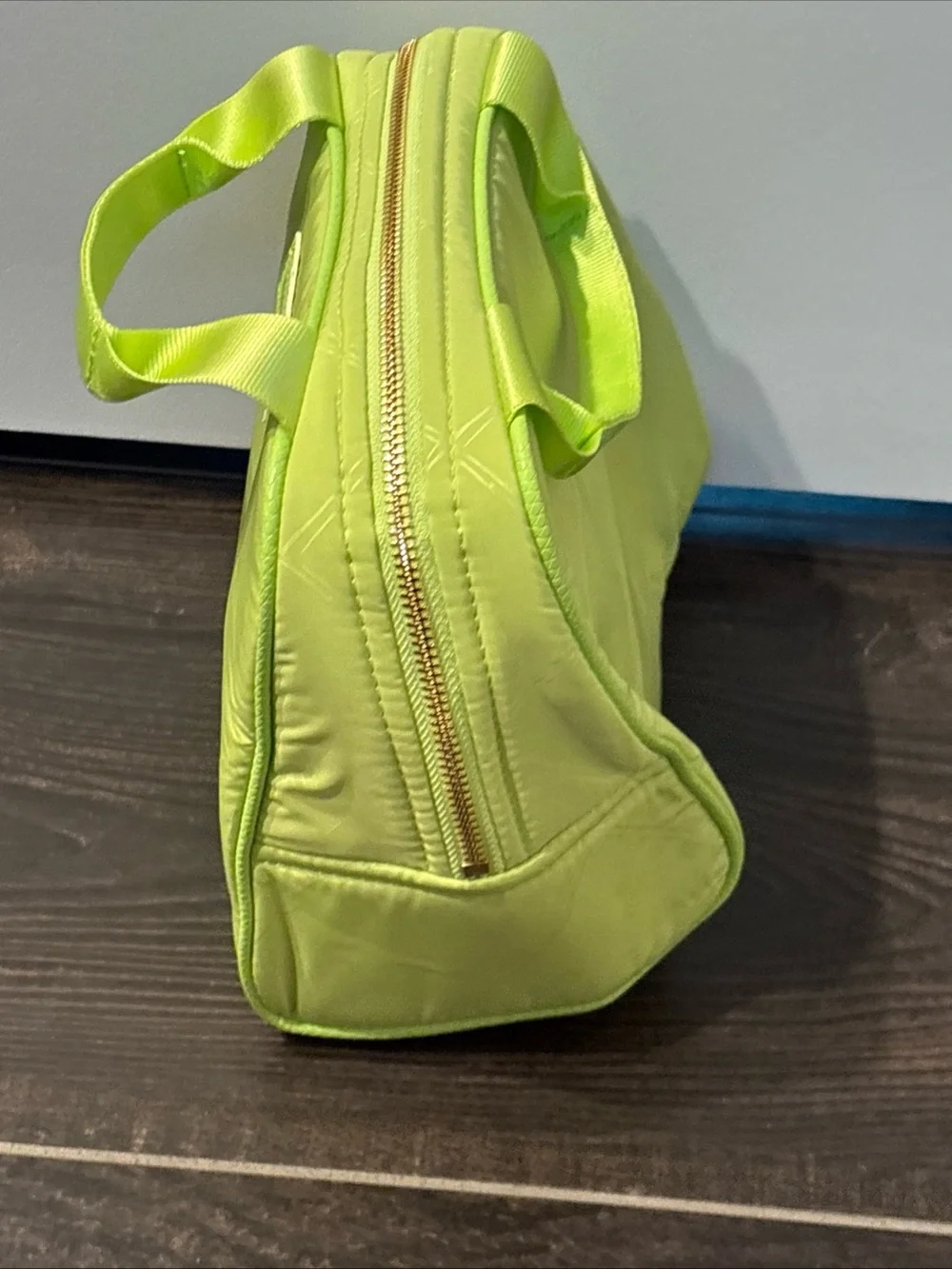 Vera Bradley Preppy Poly Lunch Cooler Sack Bag Case Box in Citrine Green